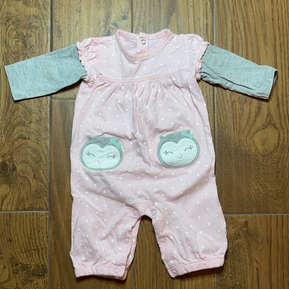 Just One You Made by Carter's | One-Piece Owl Bodysuit | Infant Girls | 3 Months - Picture 1 of 5